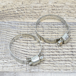 Хомут червячный 2шт 25-40мм нерж