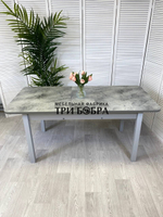 Большой кухонный стол "Макси", серый оникс