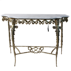 Bello De Bronze Консоль Креденсия Дос Караш со столешницей из мрамора