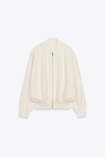 ZARA БОМБЕР INTERLOCK, ЭКРЮ