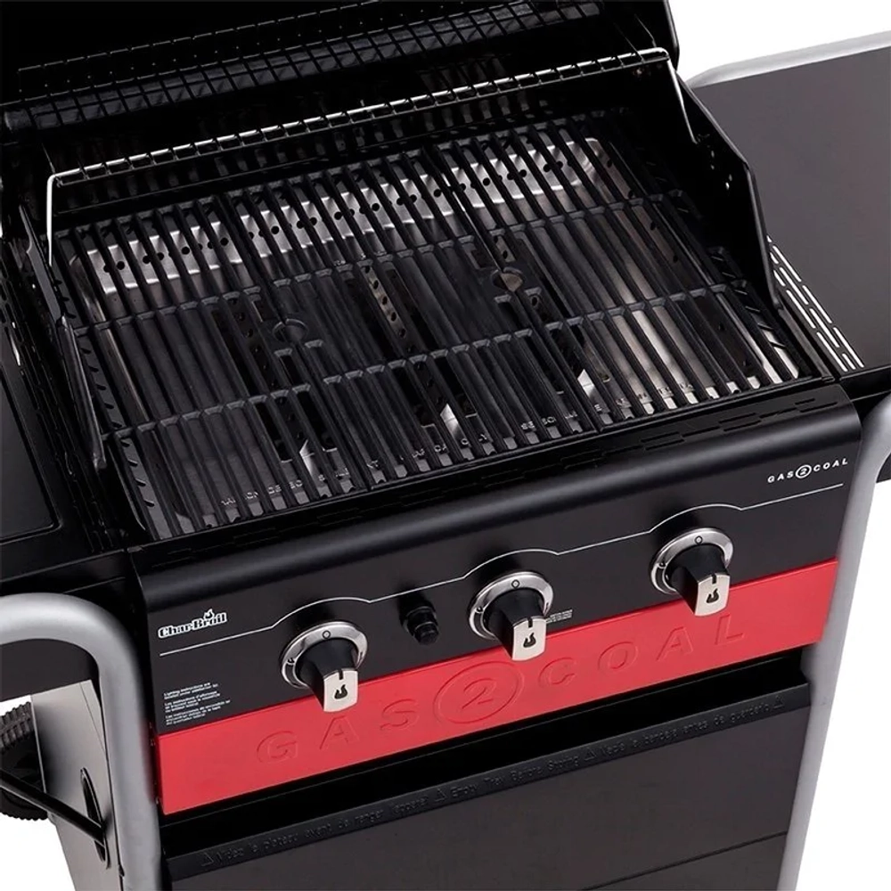 Угольно-газовый гриль Char-Broil Gas2Coal Hybrid 3B, 468300618