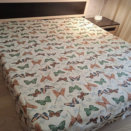 Покрывало "D. ГОБЕЛЕН", дизайн: АМЕТИСТ 54, хлопок 50%, Россия.