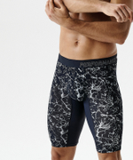 Мужские трусы шорты удлиненные Atlantic, 1 шт. в уп., бамбук, темно-синие, MH-1208