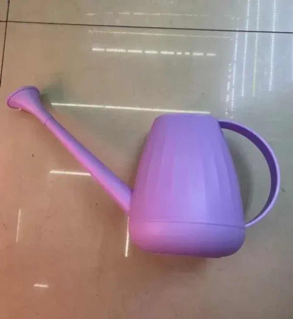 Лейка для растений 2л «Twin Falls» с прикорневым поливом, фиолетовый ДоброСад