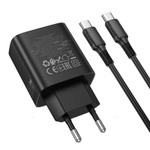 Зарядное устройство на Type-C Borofone PD30W (2C1A) BA98A (black) (Краснодар склад)