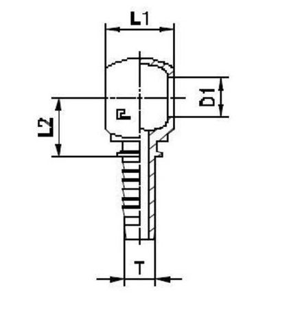 Фитинг DN 06 BANJO 1/4 CAST