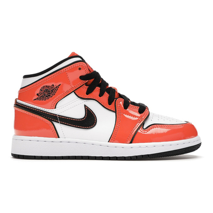 Кроссовки Air Jordan 1 Mid GS Turf Orange