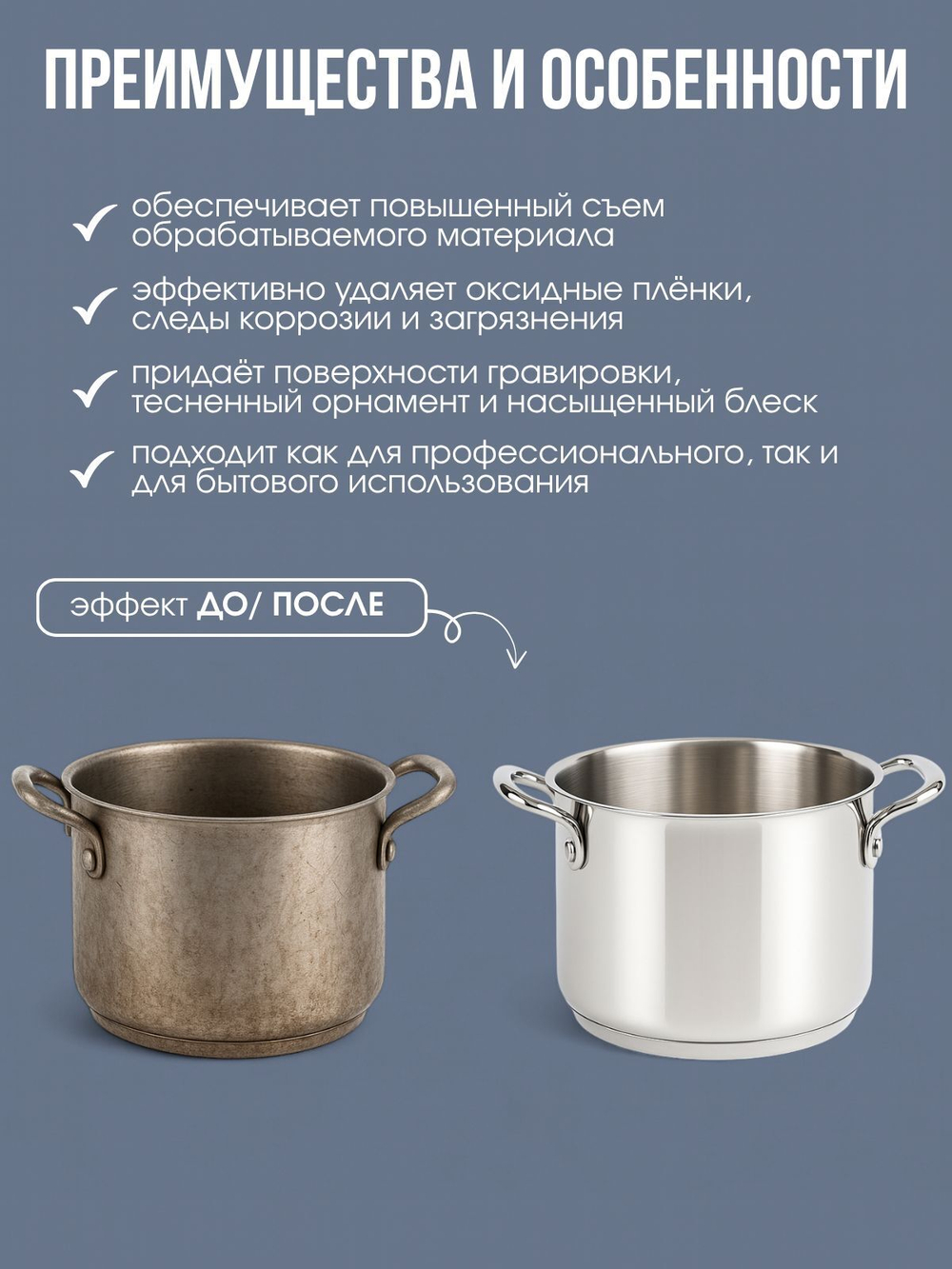 Полировальные пасты для металлов №1/ №2/ №3/№ 4 для предварительной шлифовки-полировки 350 гр