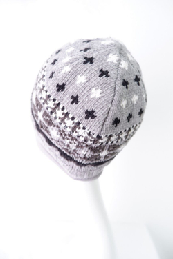 Шапка зимняя с узором