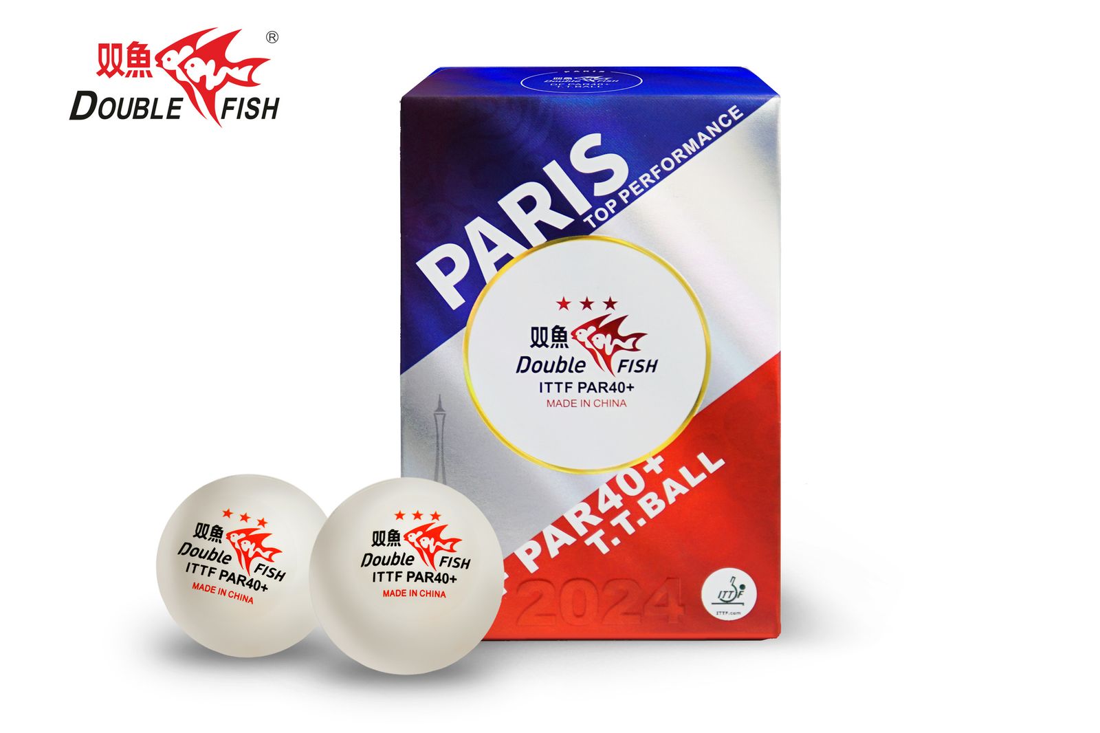 Мячи для н/т Double Fish / PAR40+ 3*** (paris) / А111Р-6 фото №3