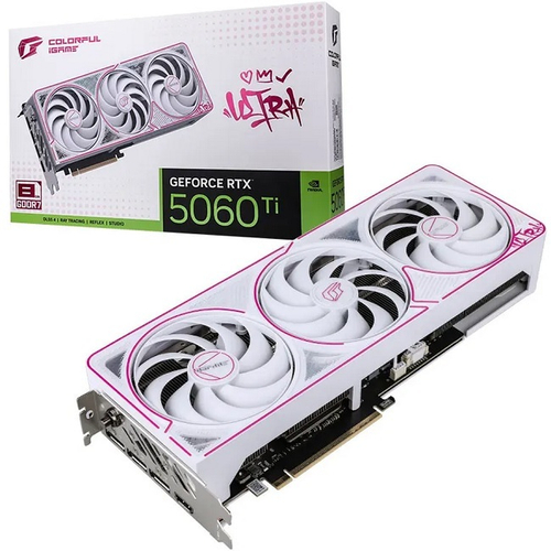 Видеокарта Colorful GeForce RTX 5060 Ti Ultra W OC 8GB-V 8GB (RTX 5060 Ti ULTRA W OC 8GB-V)