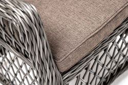 "Эспрессо-80 L" обеденная группа плетеная, цвет графит