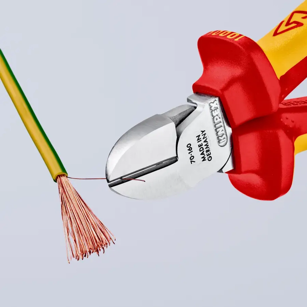 Кусачки боковые хромированные 160 мм Knipex 70 06 160