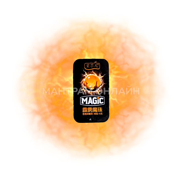 Драже фруктовое сладкое Magic вкус апельсин 10,5 г