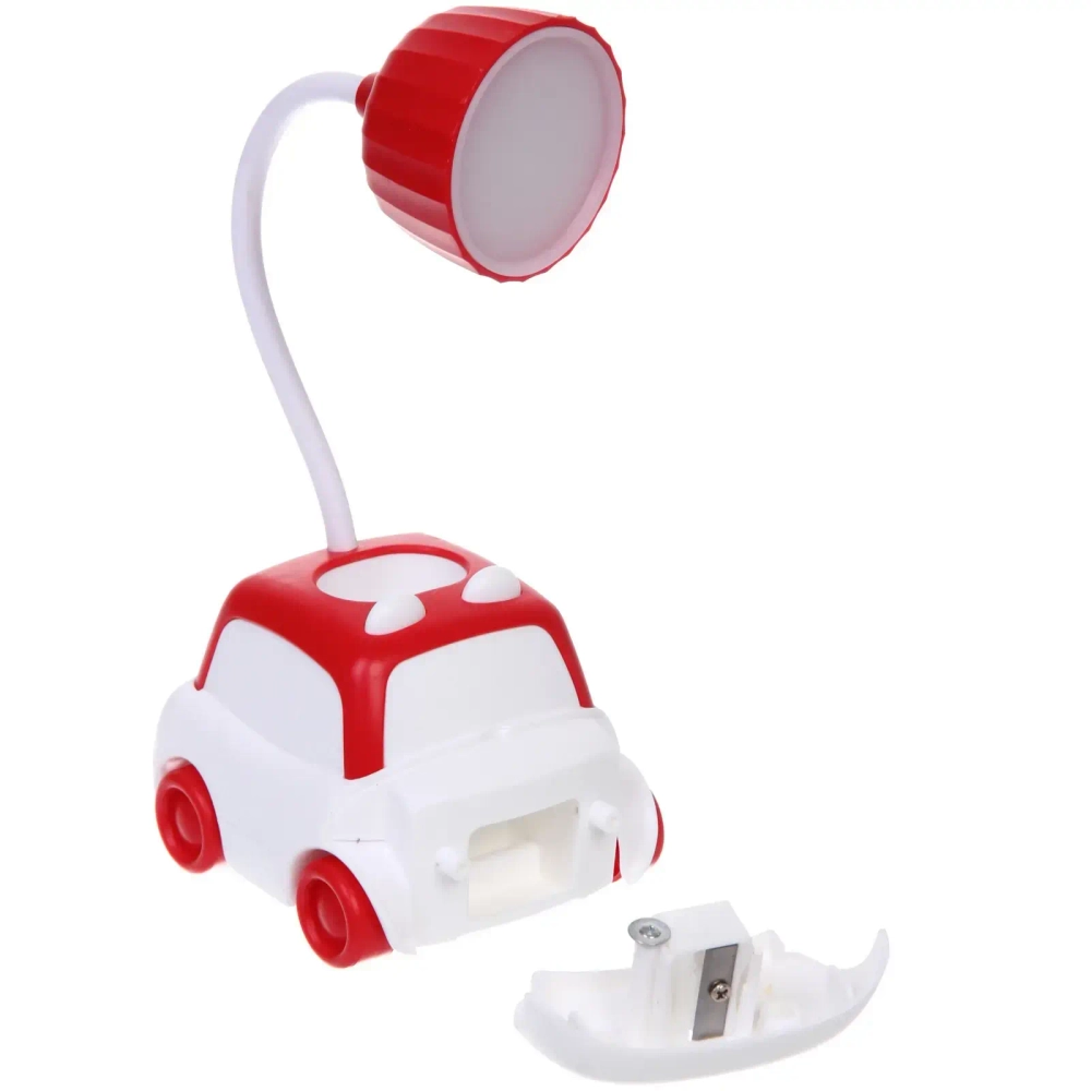 Настольная лампа «Sweet - Машинка» 9.5*7.5*21 см LED, USB 3w 5v, Красный