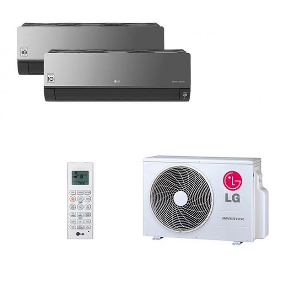 Мульти сплит-система LG на 2 комнаты (35+35 кв.м.) Artcool Mirror