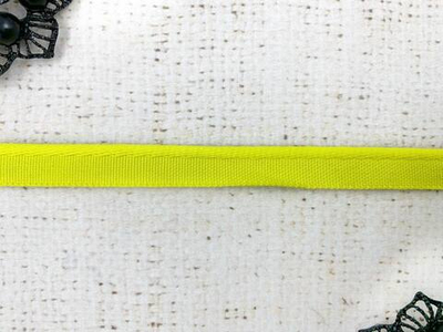 Лента отделочная кант, ш. 1,1 см, пр-во Латвия, лимонный