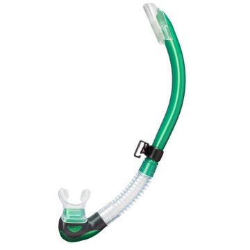 Трубка TUSA SP-0101 Platina II Hyperdry прозрачный/зеленый