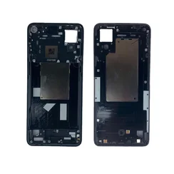 Средняя часть корпуса (рамка) для OnePlus 9RT черная (Dark Matter)