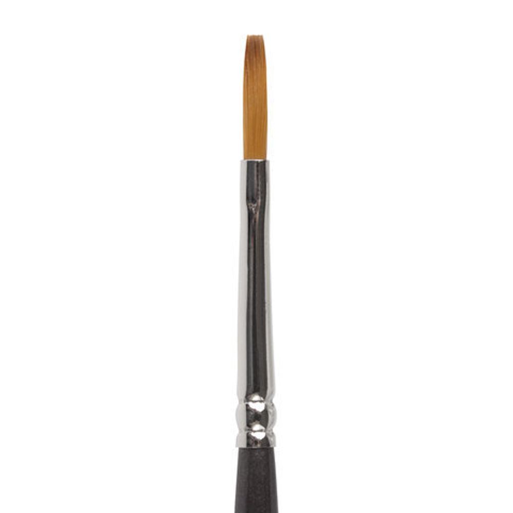 Кисть художественная проф. BRAUBERG ART CLASSIC, синтетика мягкая под колонок, плоск, № 2, кор руч, 200696