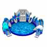 Наземный надувной аквапарк «Морское царство» 15,5*15*6 м