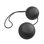 Анальные шарики из силикона Vibro Balls (Цвет: черный)