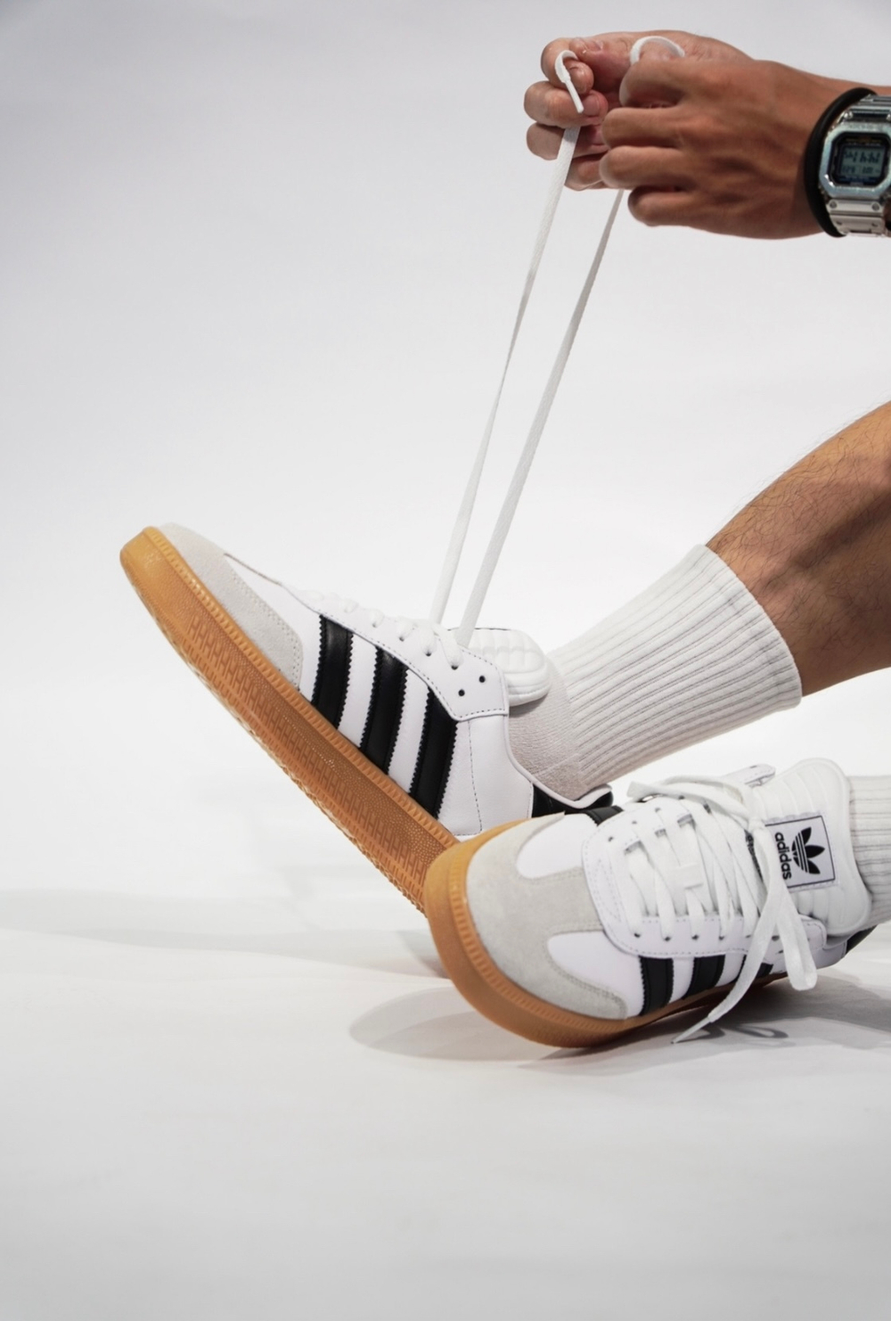 Кроссовки Adidas Originals Samba XLG ‘White' IE1377