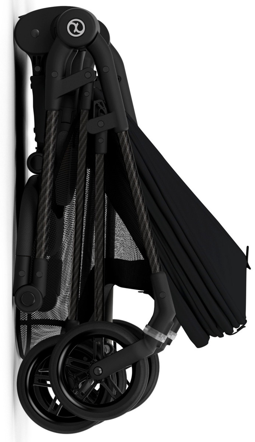Коляска Cybex Melio Carbon 2 в 1 Magic Black с дождевиками