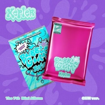 Альбом Kep1er - BUBBLE GUM 7th Mini Album 2 Version SET
