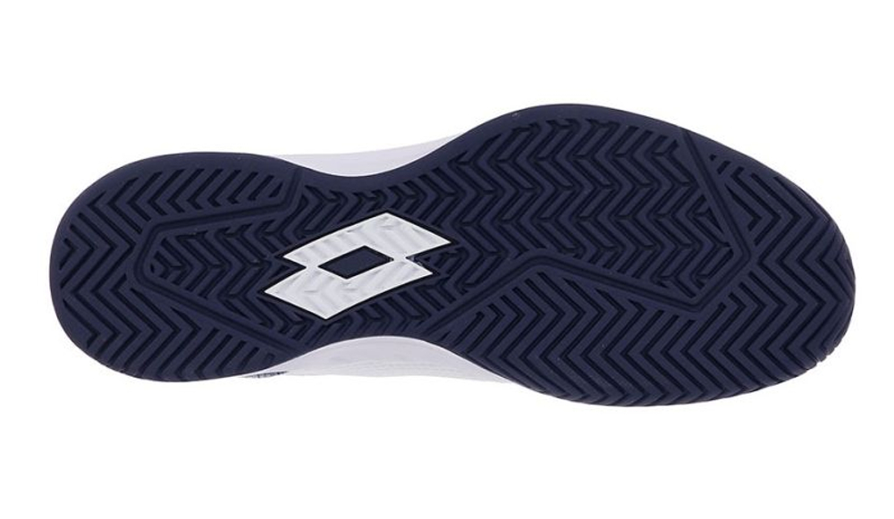 Теннисные кроссовки Lotto Mirage 600 ALR - all white/navy blue
