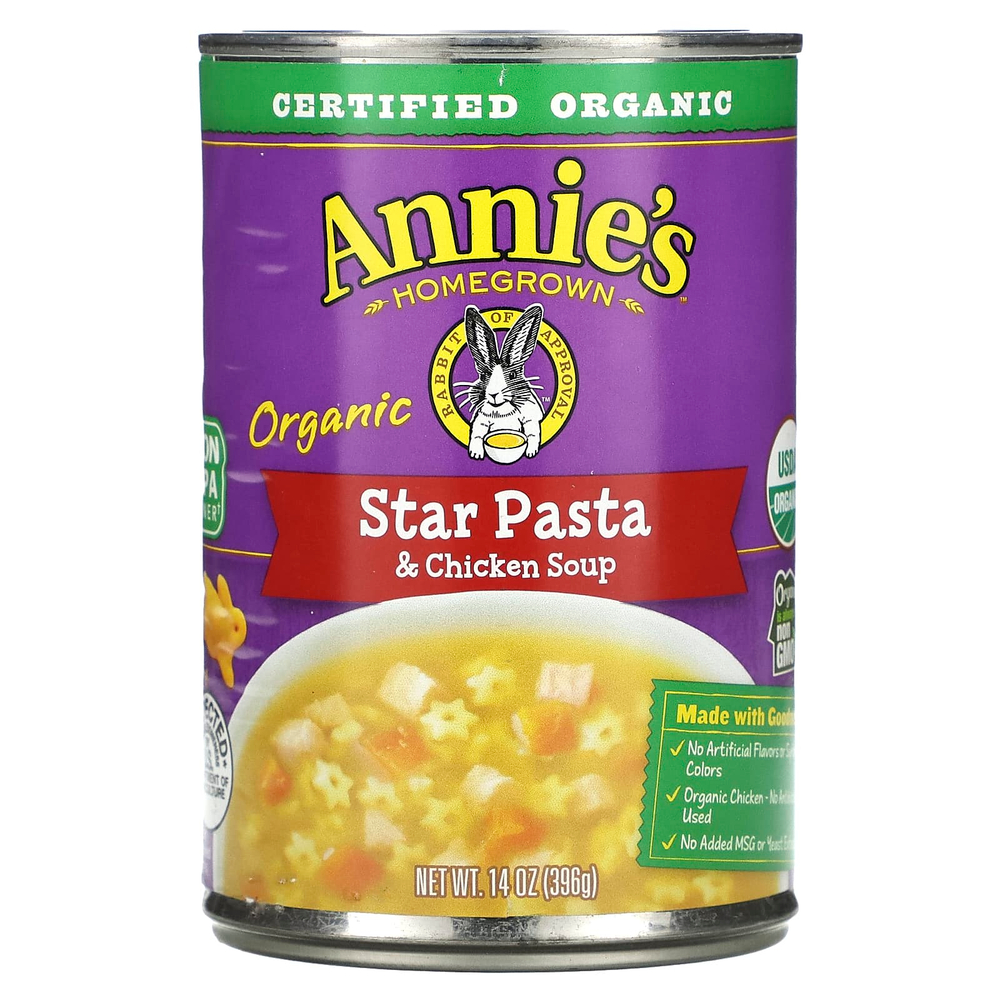 Annie's Homegrown, Органическая паста с курицей, 396 г (14 унций)