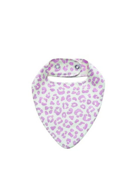 Двусторонний нагрудник Леопард violet