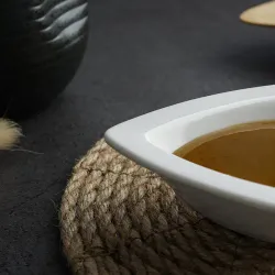 Соусник 20 мл 8*8 см h2,5 см Mini Mix треугольник белый фарфор P.L. Proff Cuisine [6]