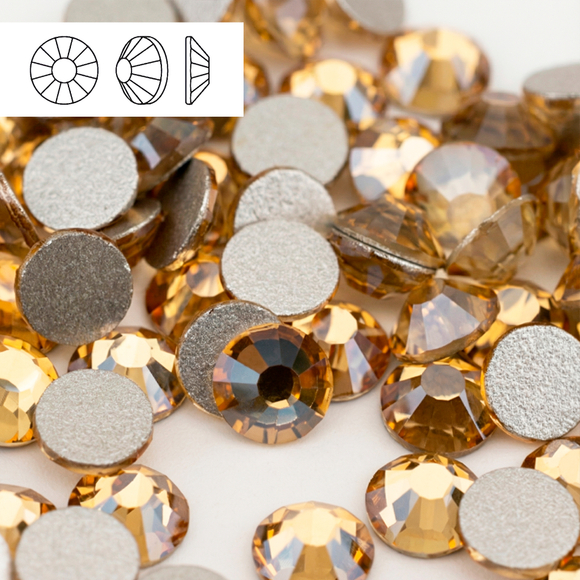 Стразы Light Colorado Topaz