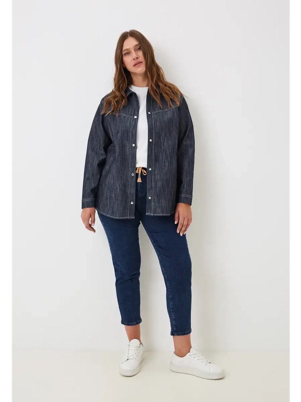 Рубашка джинсовая ветровка