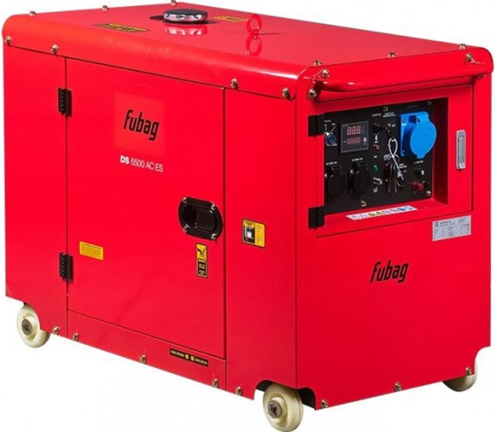 Электростанция дизельная с воздушным охлаждением FUBAG DS  6500 AC ES в кожухе 431743