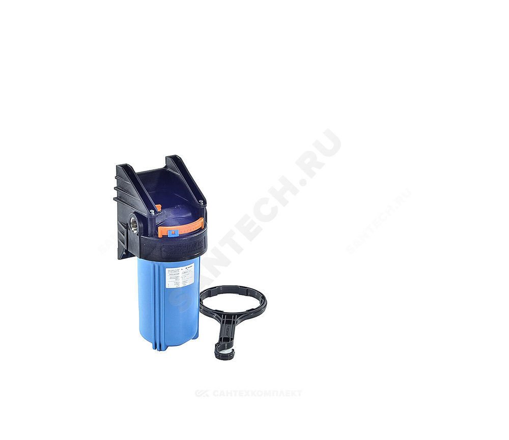 Корпус фильтра 1 М 1" ВР Ру10 1-ст без картриджей Big Blue 10" Джилекс 9054