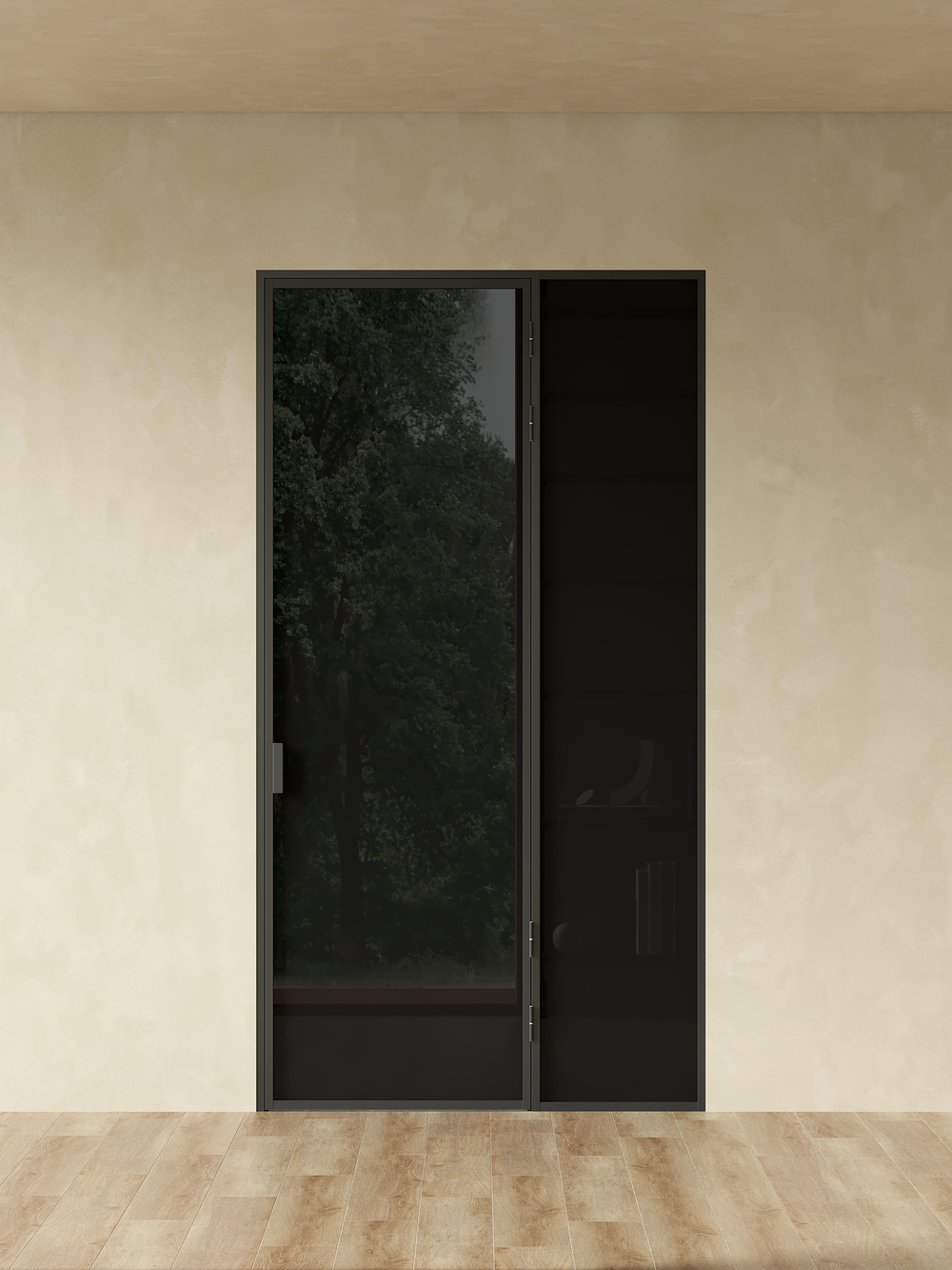 Распашная алюминиевая перегородка Minoli 1