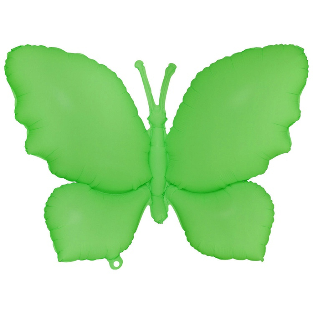 Шар Фольгированный Бабочка неон зеленая (Зеленый)