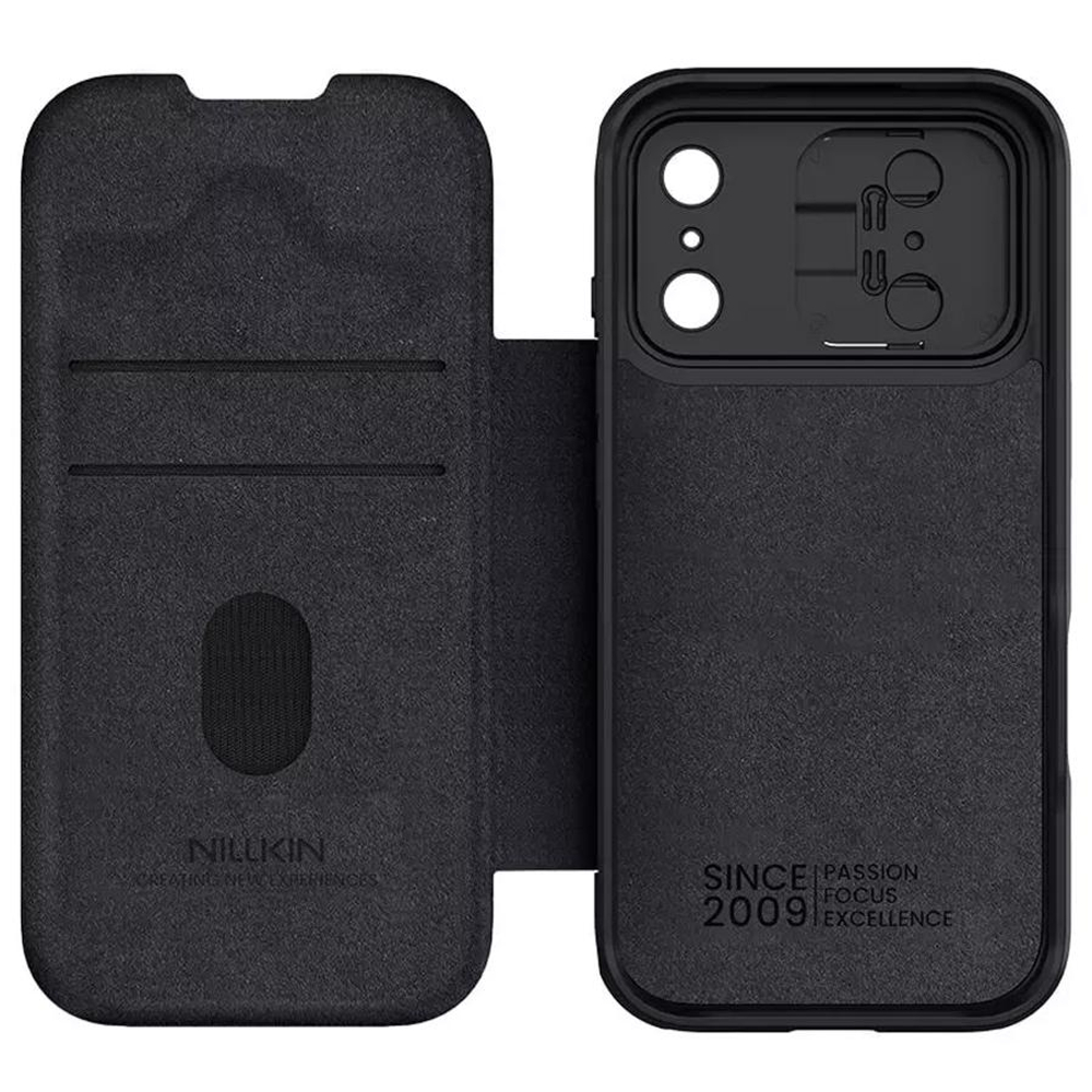 Кожаный чехол-книжка Nillkin Leather Qin Pro для iPhone 17 Pro