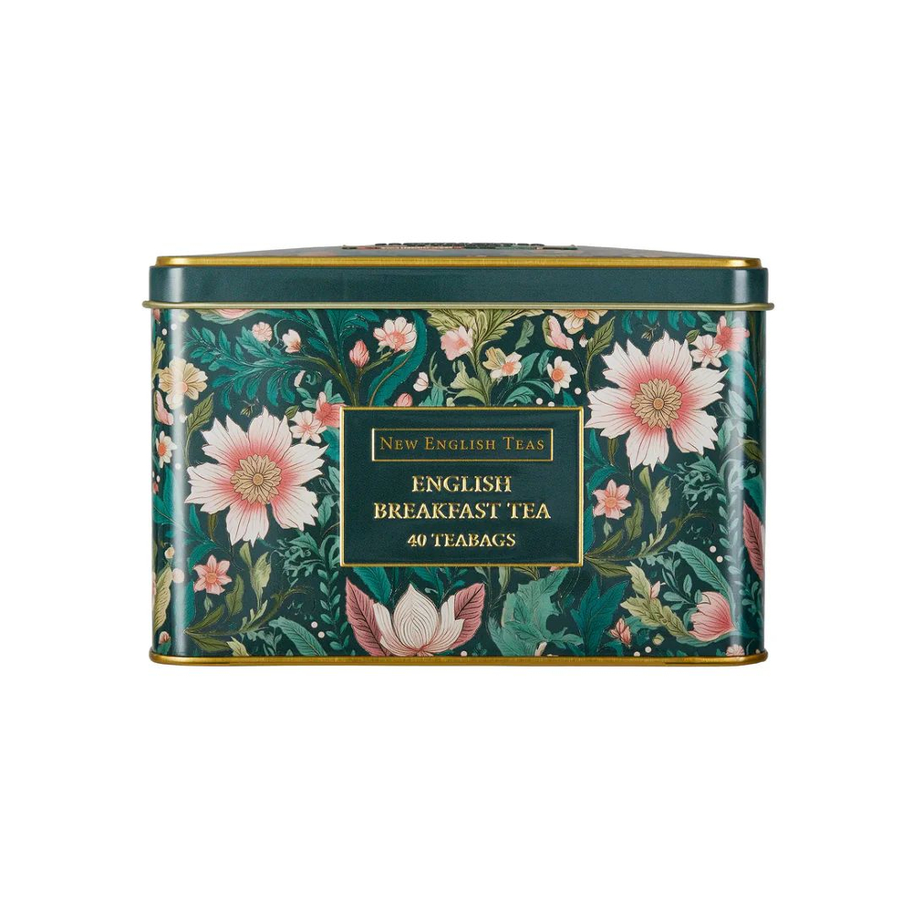 New English Teas Набор чая в пакетиках Embroidery Classic Tea Tin Set, 3шт