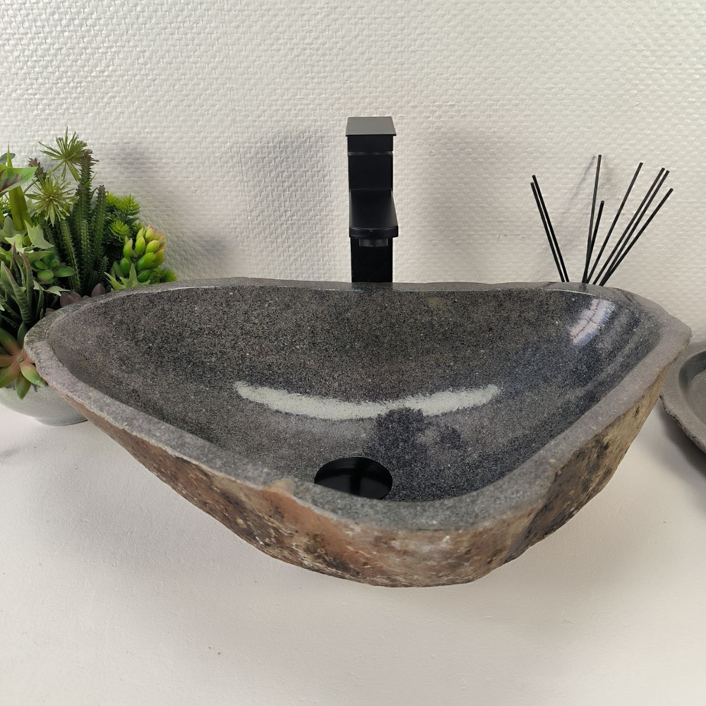 Раковина из речного камня RS-64857 55*37*15 0857
