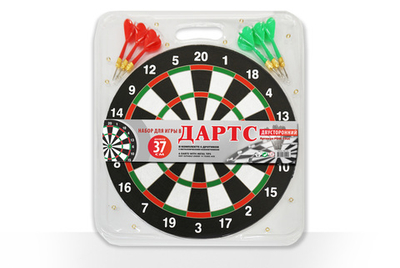 Набор для игры в дартс 37 см с дротиками