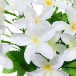 Искусственные цветы «Колокольчики» 40см белые