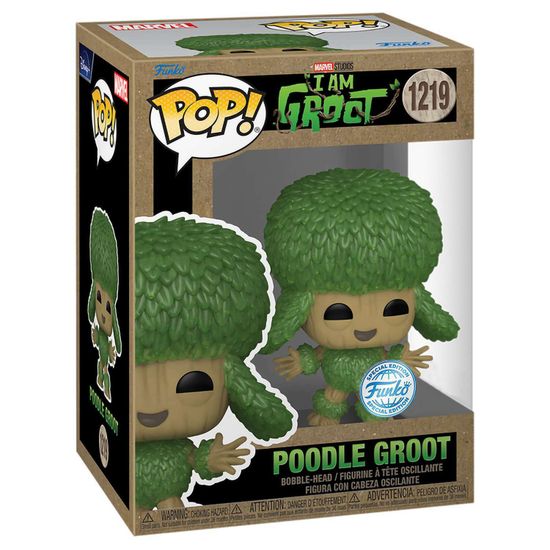 Фигурка Funko POP! Bobble Marvel Earth Day 23 I Am Groot Poodle Groot (Exc) (1219) 71878 / Фигурка Фанко ПОП! по мотивам сериала "Я есть Грут", Грут