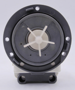 Сливной насос (помпа) B12-6A 9019735 38W для стиральной машины Gorenje, Hisense, Leran, Бирюса (3 винта, фишка сзади)