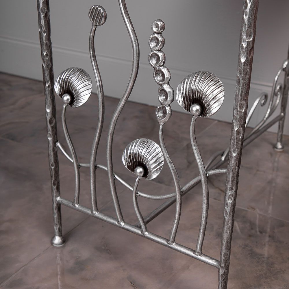 Столик декоративный Блюм - 2 Античное серебро