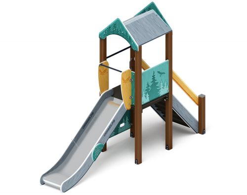 Детский комплекс Играйте с нами (Тайга) горка Н 1200 ДИК 2.01.1.01-03