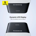 Портативный аккумулятор Baseus, 20000mAh, с цифровым дисплеем, черный