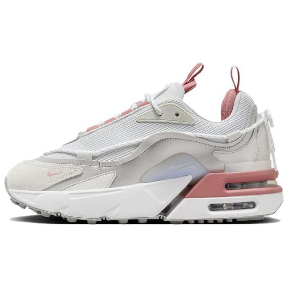 Nike Air Max Furyosa Повседневная обувь Низкий верх Белый/Фотонно-серый/Металлическое серебро/Stardust Красный Женская